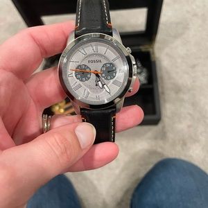 Men’s Leather Band Fossil watch